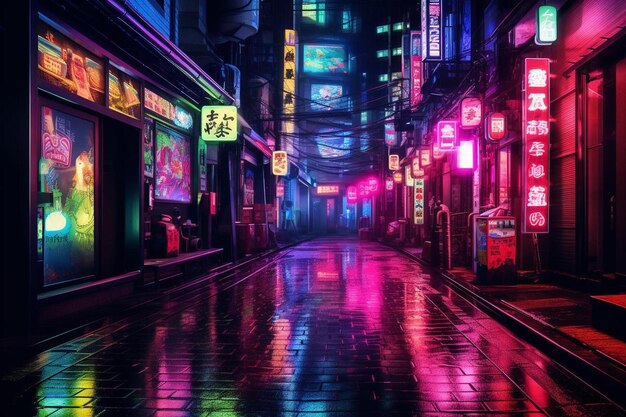 雨后巷道